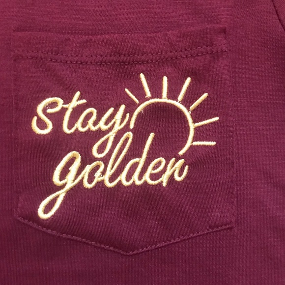 Maroon Crop Top - Picture 2 of 4